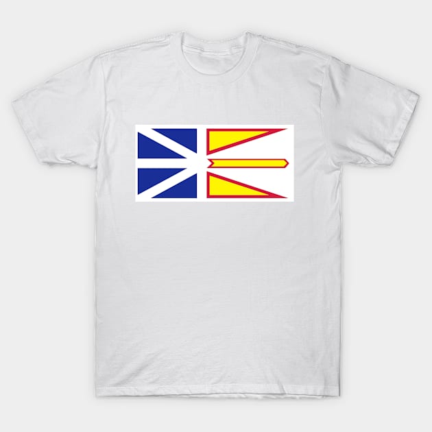 Flag of Newfound and Labrador T-Shirt by sweetsixty